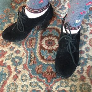 Lucky brand lace up booties